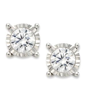 Trumiracle Diamond Stud Earrings In 14k White Gold (1-1/4 Ct. T.w.)