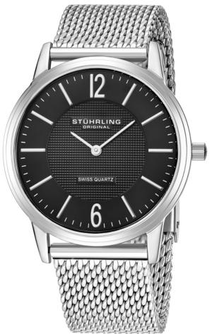 Stuhrling Original Stainless Steel Case On Mesh Bracelet Watch