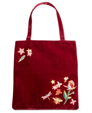 Celebrate Shop Velvet Medium Tote Bag, Created For Macy's
