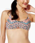 California Waves Lace-up Bralette Bikini Top Women's Swimsuit