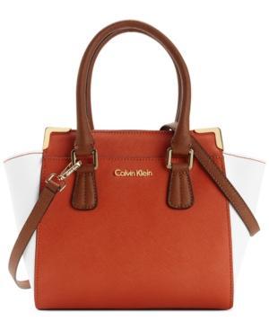 Calvin Klein On My Corner Saffiano Crossbody