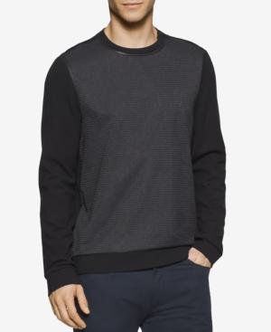 Calvin Klein Men's Ponte Stripe Sweater