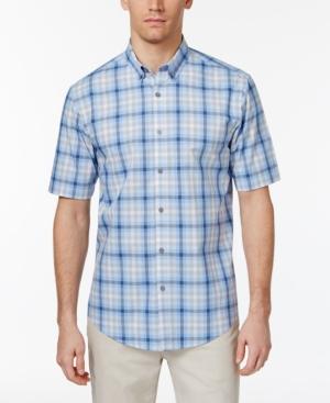 Alfani Men's Palmer Check Cotton Shirt, Only At Macy's