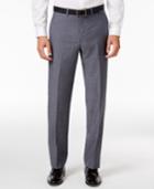 Ryan Seacrest Distinction Men's Slim-fit Gray/blue Double Stripe Suit Pants, Only At Macy's