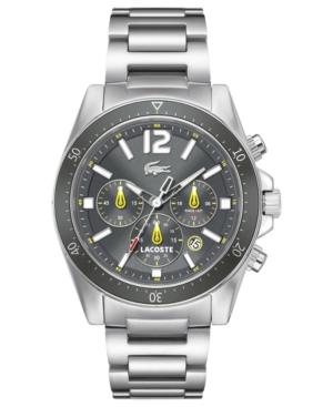 Lacoste Watch, Men's Chronograph Seattle Stainless Steel Bracelet 43mm 2010643