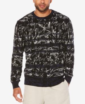 Cubavera Men's Palm Tree Sweater