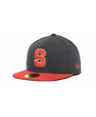 New Era Syracuse Orange 2-tone Graphite And Team Color 59fifty Cap