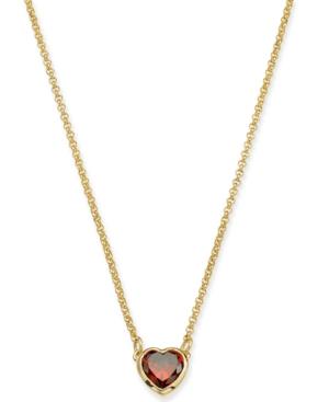 Kate Spade New York Crystal Heart Pendant Necklace, 16 + 3 Extender