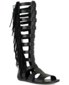Mia Donata Fringe Gladiator Sandals Women's Shoes