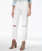 M1858 Frida Ripped Dorset Wash Ankle Jeans