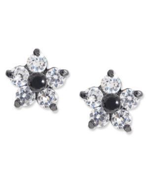 Betsey Johnson Crystal Star Stud Earrings