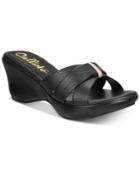 Callisto Serrat Platform Wedge Slide Sandals Women's Shoes