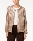 Alfani Petite Sequin Jacket, Only At Macy's