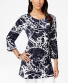 Style & Co. Printed Tunic Top, Only At Macy's