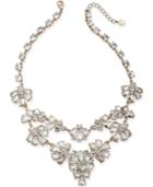 Gold-tone Dramatic Crystal Necklace, 17 + 2 Extender, Created For Macy's