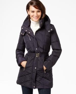 Ivanka Trump Belted Down Puffer Coat
