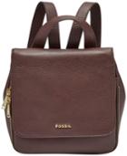 Fossil Preston Small Leather Backpack