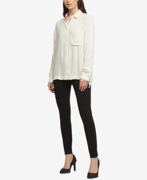 Dkny Roll-tab Shirt, Created For Macy's
