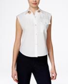 Rachel Rachel Roy Cap-sleeve Cutout Shirt