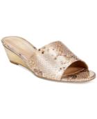 Thalia Sodi Riya Wedge Wide-width Sandals, Created For Macy's Women's Shoes