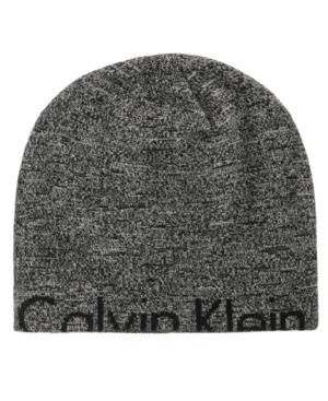 Calvin Klein Men's Marled Cutoff Logo Hat