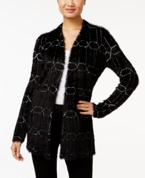 Alfani Eyelash Cardigan, Created For Macy's