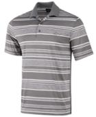 Greg Norman For Tasso Elba Men's Heathered Striped Polo, Created For Macy's