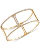 Effy Diamond Cutout Bangle Bracelet (1-5/8 Ct. T.w.) In 14k Gold