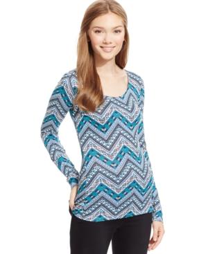 Ultra Flirt Juniors' Long-sleeve Ballet Top