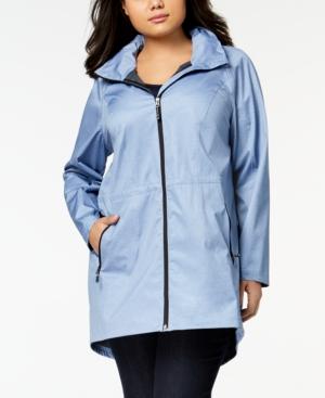 32 Degrees Plus Size Packable Waterproof Anorak Jacket