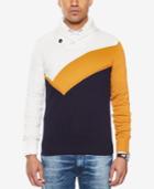 Sean John Men's Colorblocked Shawl-collar Sweater, Created For Macy's