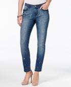 Earl Jeans Bleach-splatter Skinny Jeans