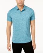 Alfani Men's Classic-fit Heathered Performance Polo, Created For Macy's