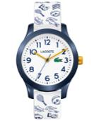 Lacoste Kids 12.12 White Silicone Strap Watch 32mm