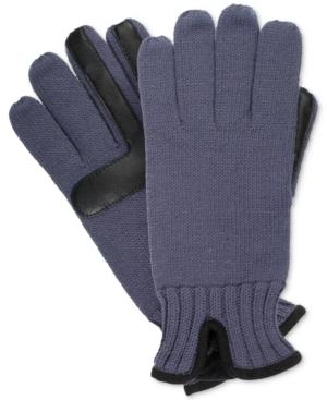 Isotoner Men's Smartdri Smartouch Knit Gloves