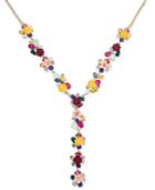I.n.c. Gold-tone Flower Motif Lariat Necklace, 20 + 3 Extender, Created For Macy's