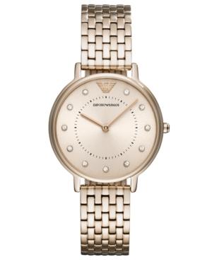 Emporio Armani Women's Kappa Pastel Pink Stainless Steel Bracelet Watch 32mm