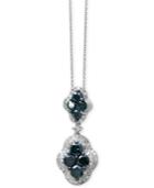 Effy Diamond Pendant Necklace (1-1/4 Ct. T.w.) In 14k White Gold