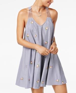 Speechless Juniors' Strappy-back A-line Dress