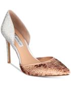 Inc International Concepts Women's Koree D'orsay Pointed Toe Pumps, Created For Macy's Women's Shoes