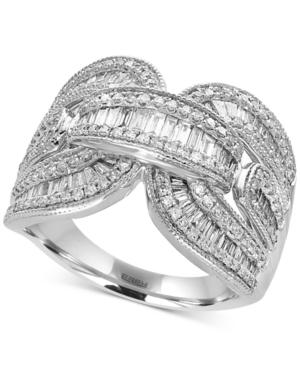 Classique By Effy Diamond Baguette Ring (1-1/8 Ct. T.w.) In 14k White Gold