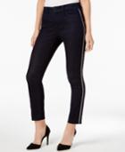 Nydj Alina Embellished-side Tummy-control Skinny Ankle Jeans