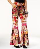 Inc International Concepts Floral-print Flared Pants, Only At Macy's