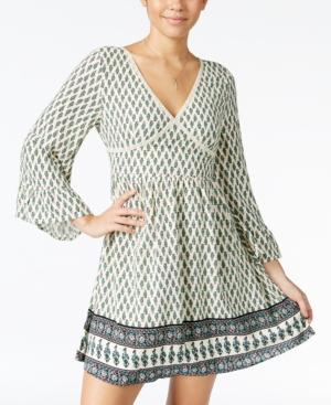 American Rag Printed Bell-sleeve Peasant Dress, Created For Macy's