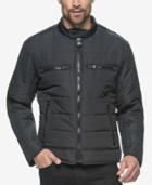Marc New York Men's Belknap Quilted Moto Jacket