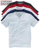 American Rag T Shirt, Basic Slub V Neck
