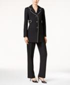 Le Suit Stretch-knit Three-button Pantsuit