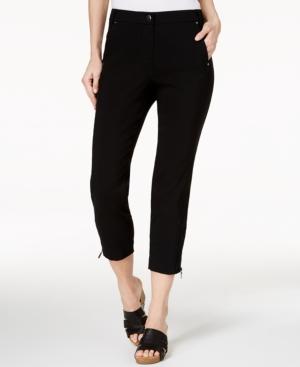 Style & Co Zip-detail Ankle Skinny Pants, Created For Macy's