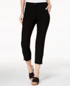 Style & Co Zip-detail Ankle Skinny Pants, Created For Macy's