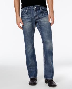 Inc International Concepts Men's Boot-cut Light Wash Jeans, Only At Macy's